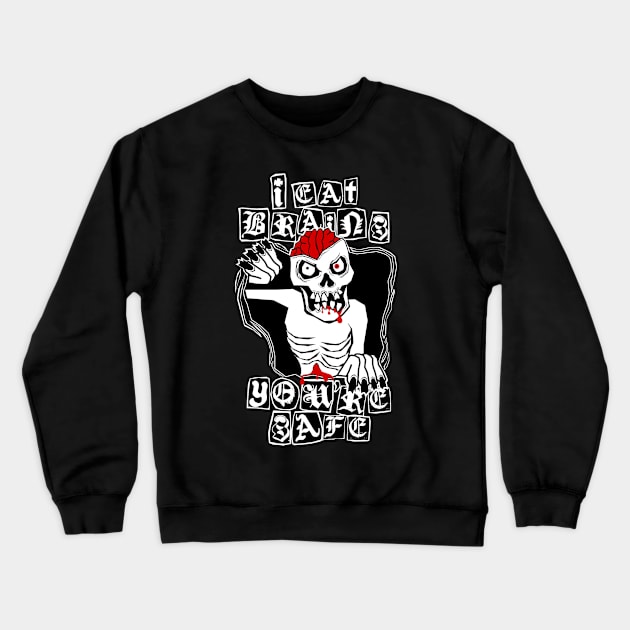 Sassy Zombie Crewneck Sweatshirt by Von Kowen